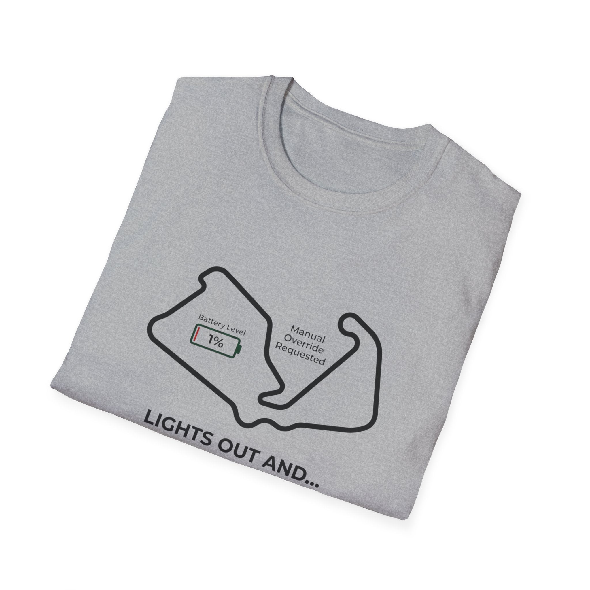 Lights out and oh its a safety car T-Shirt