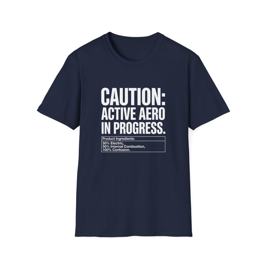 Caution Active Aero In Progress T-Shirt