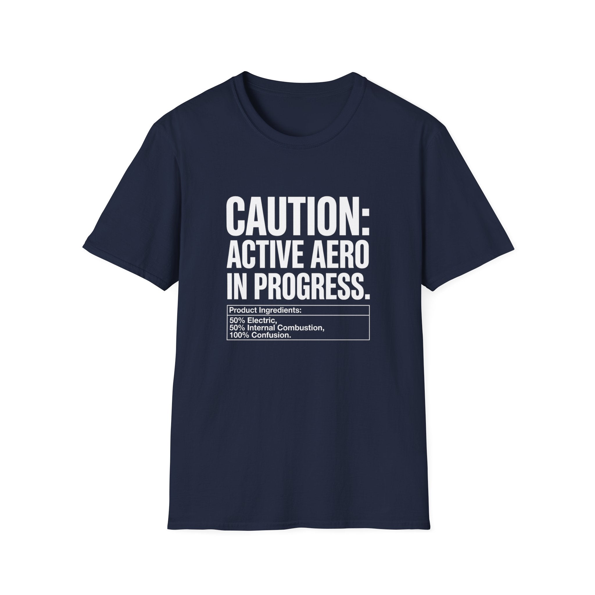 Caution Active Aero In Progress T-Shirt