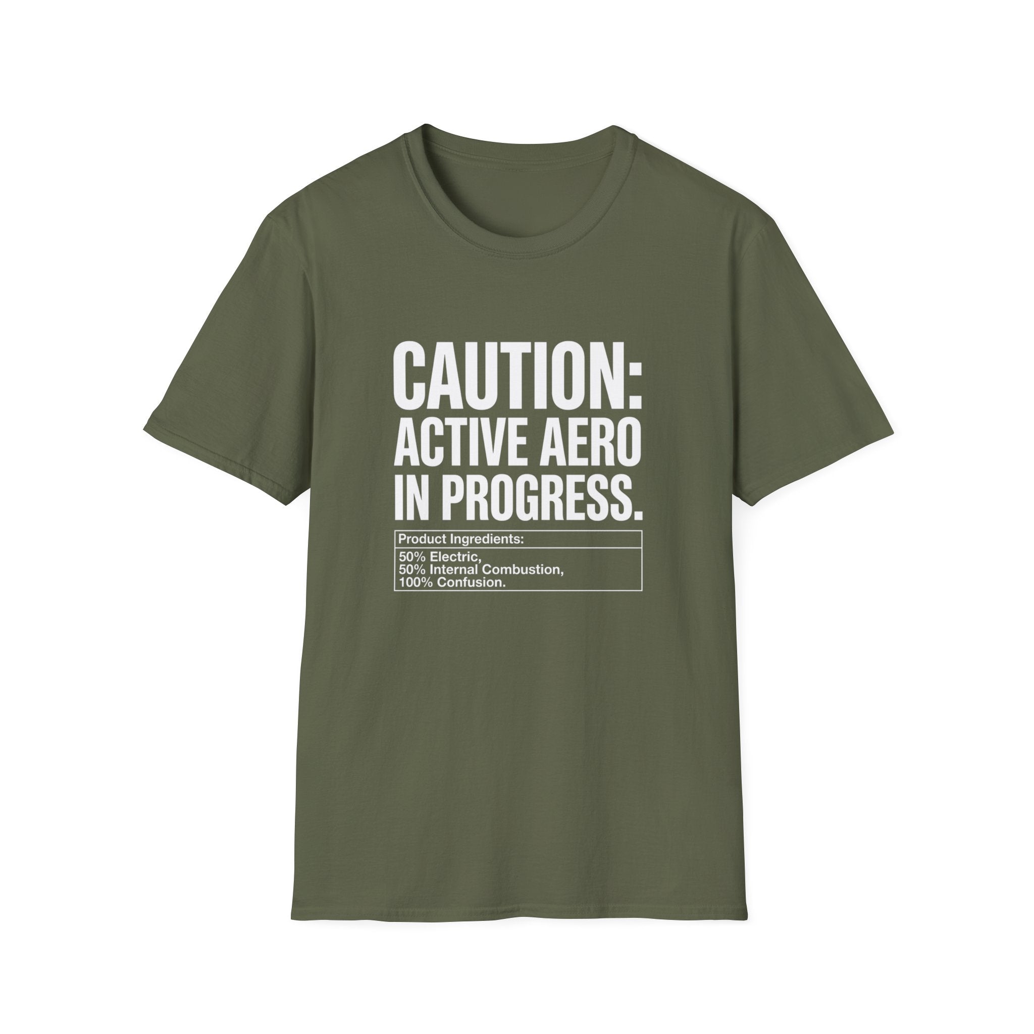 Caution Active Aero In Progress T-Shirt