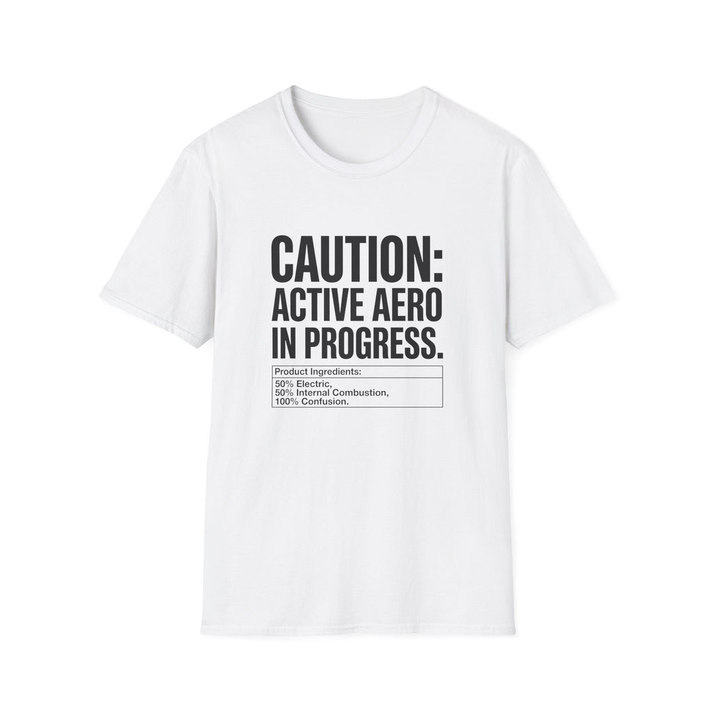 Caution Active Aero In Progress T-Shirt
