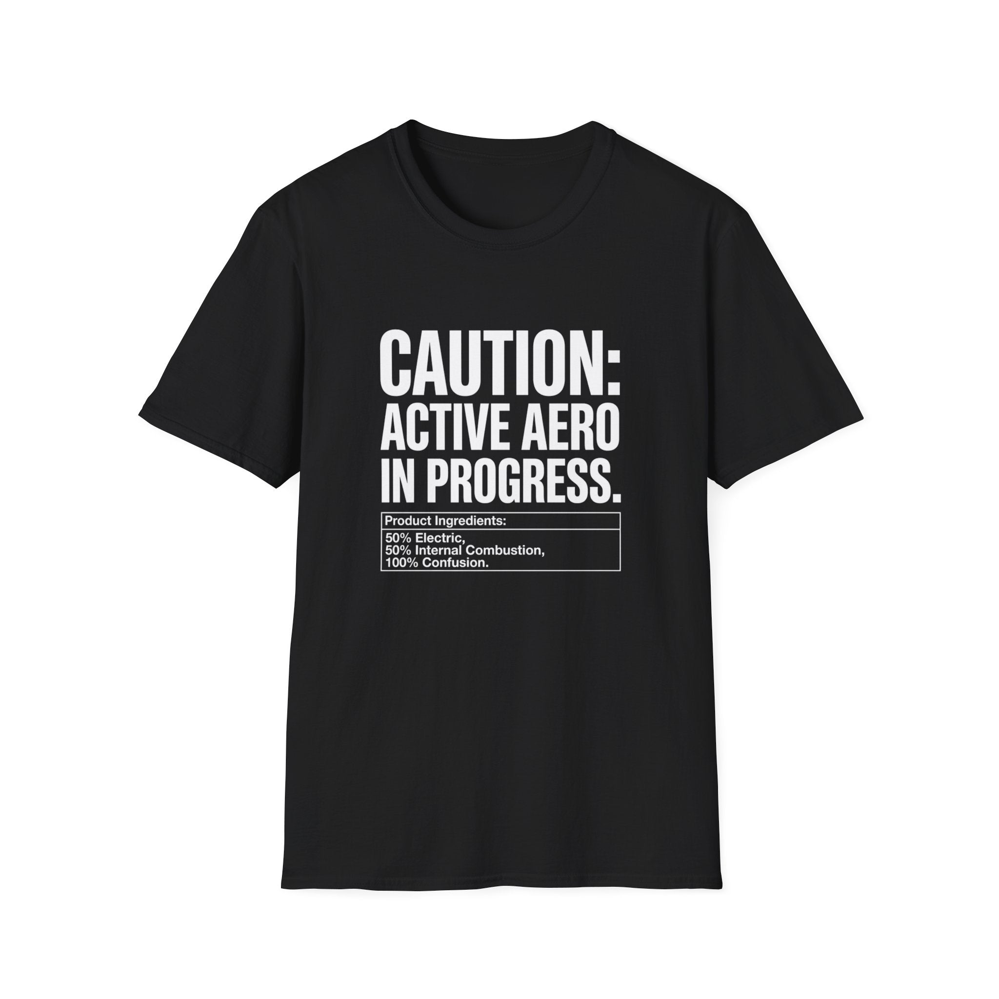 Caution Active Aero In Progress T-Shirt