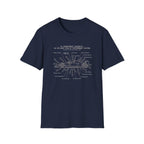 F1 Aerodynamic Schematic T-Shirt