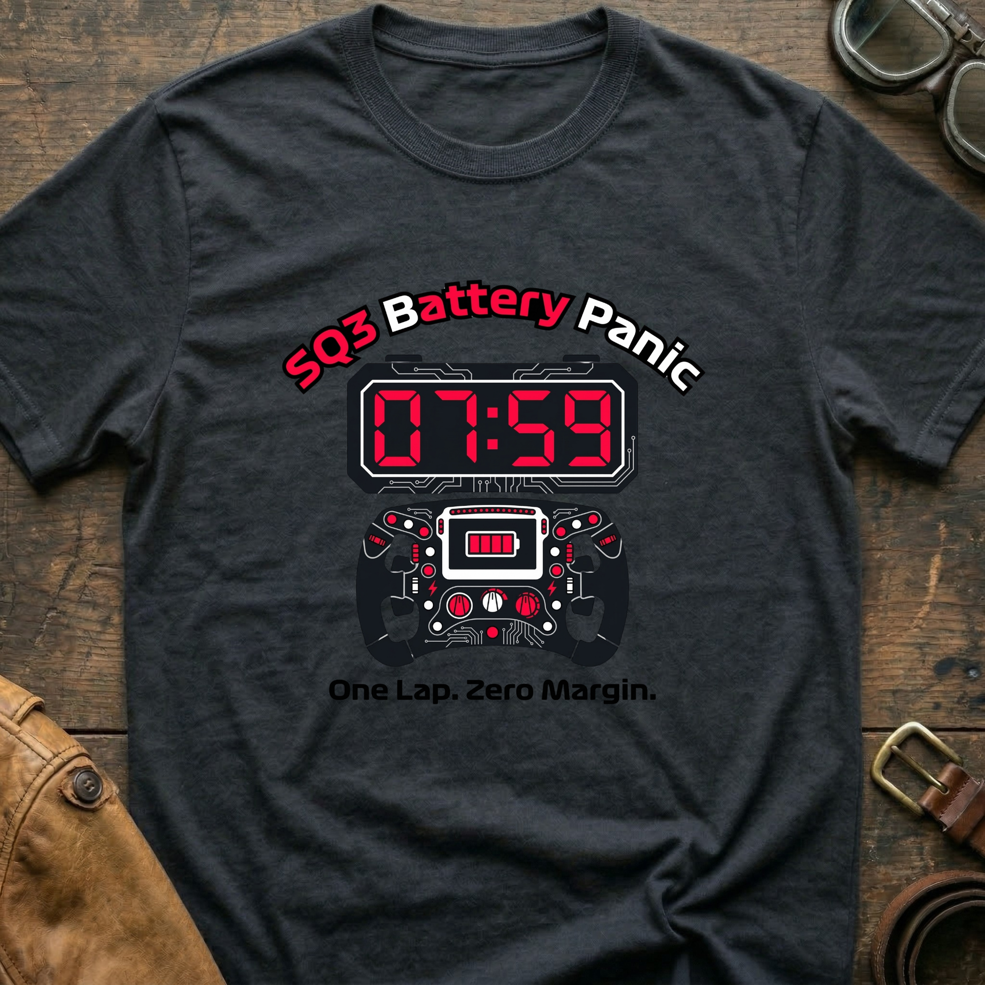 SQ3 Battery Panic T-Shirt