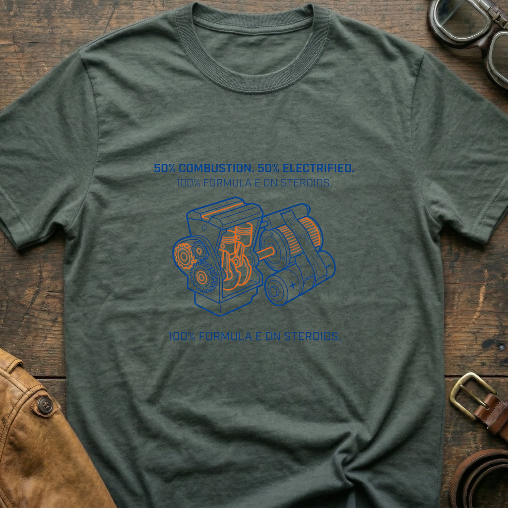 50% Combustion 50% Electrified T-Shirt