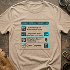 Sunday Race Day:  F1 Quest Log T Shirt