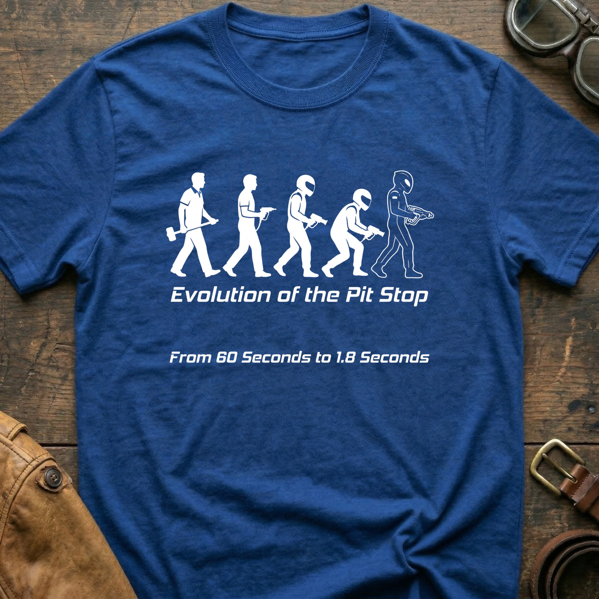 Evolution of the pit stop T-Shirt