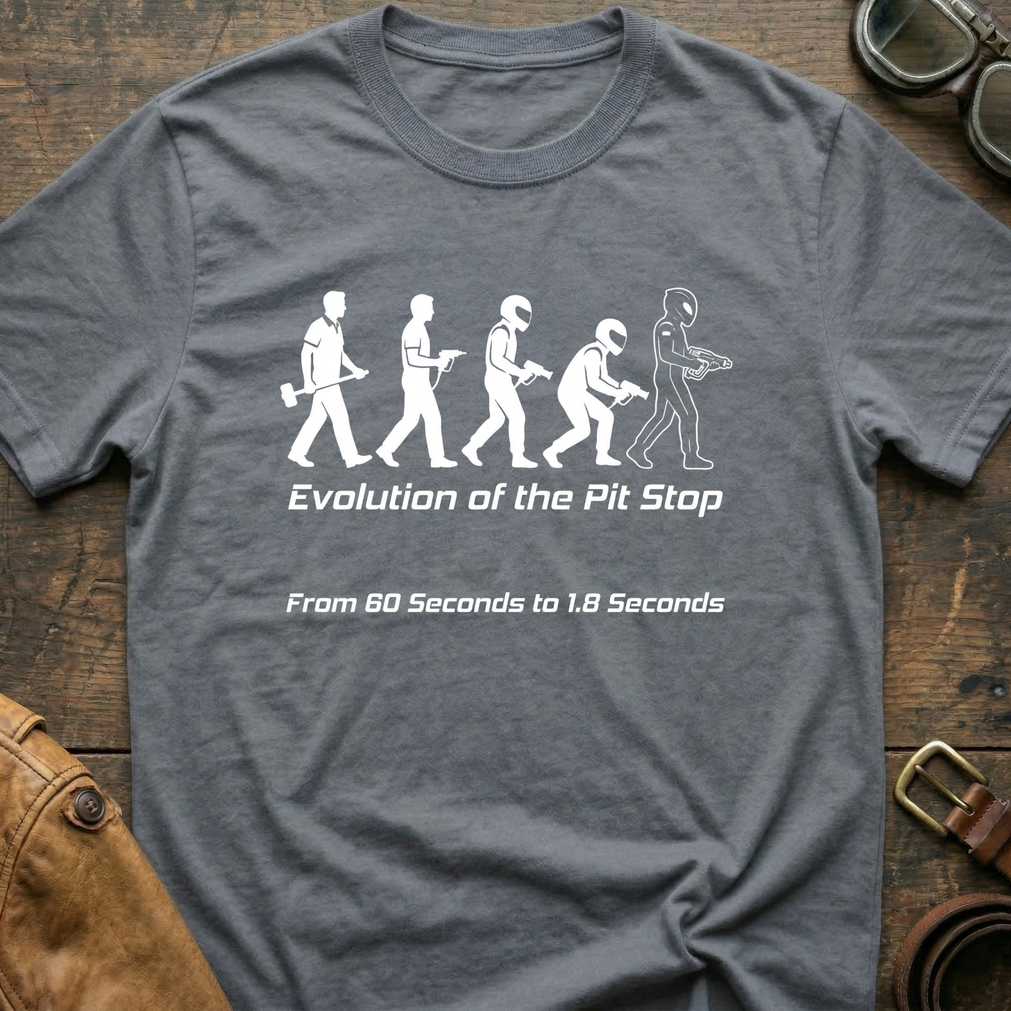 Evolution of the pit stop T-Shirt