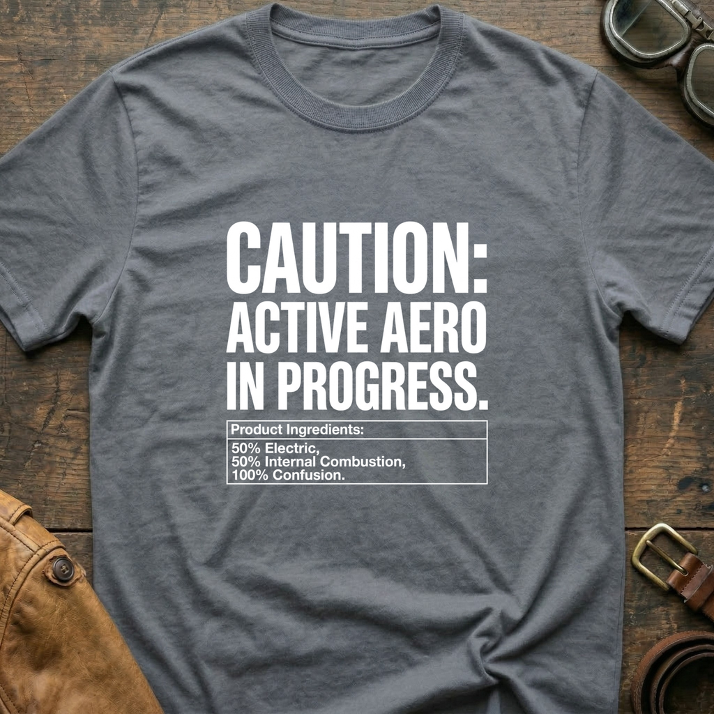 Caution Active Aero In Progress T-Shirt