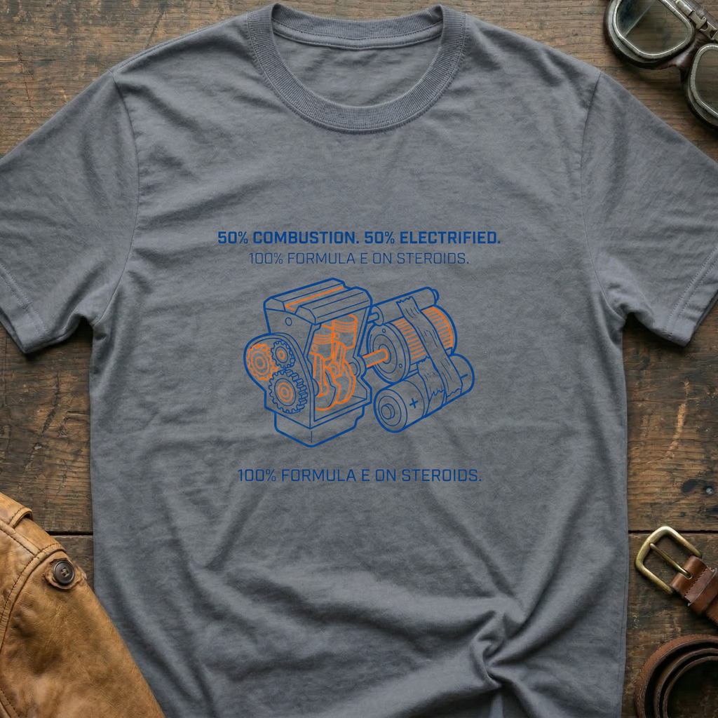50% Combustion 50% Electrified T-Shirt