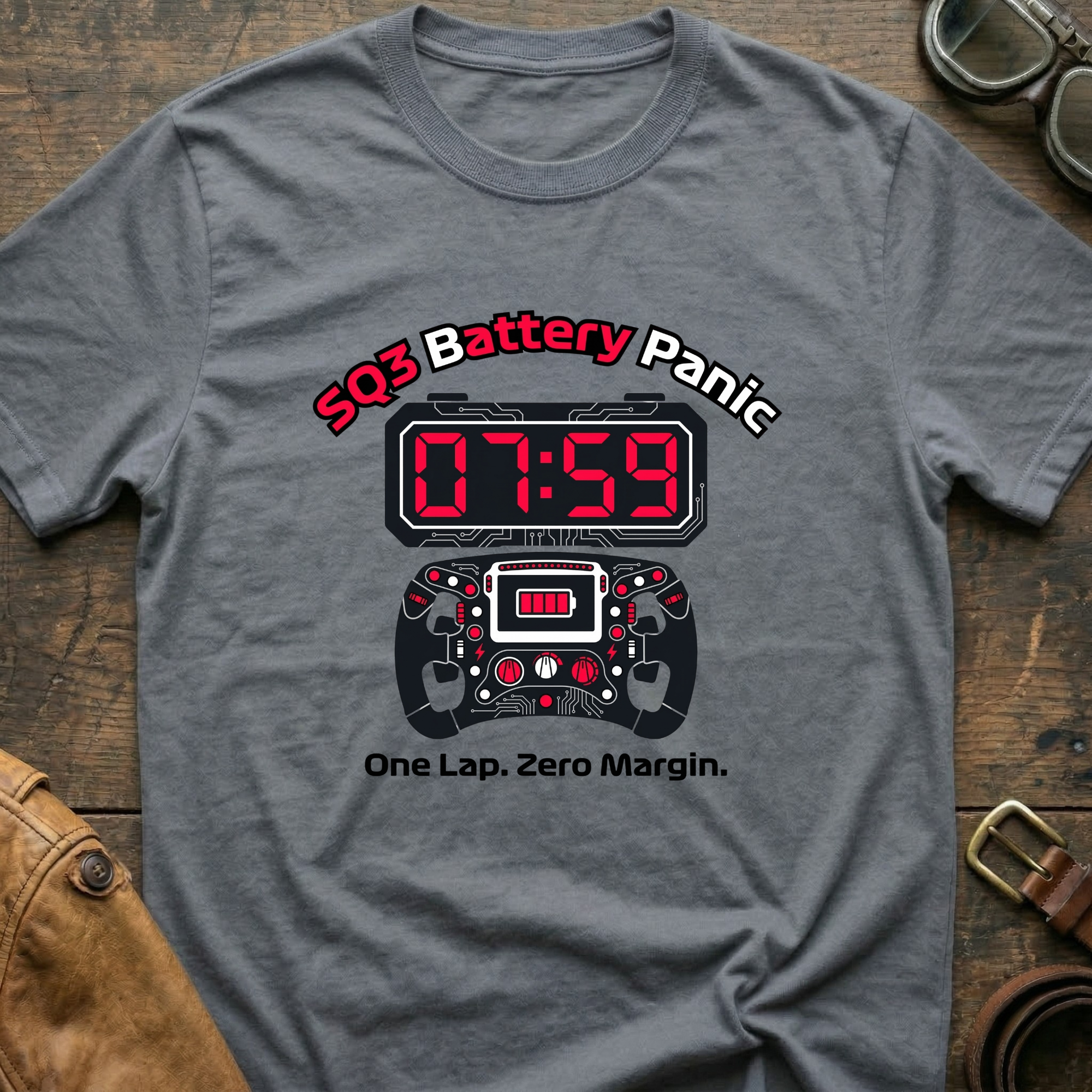 SQ3 Battery Panic T-Shirt
