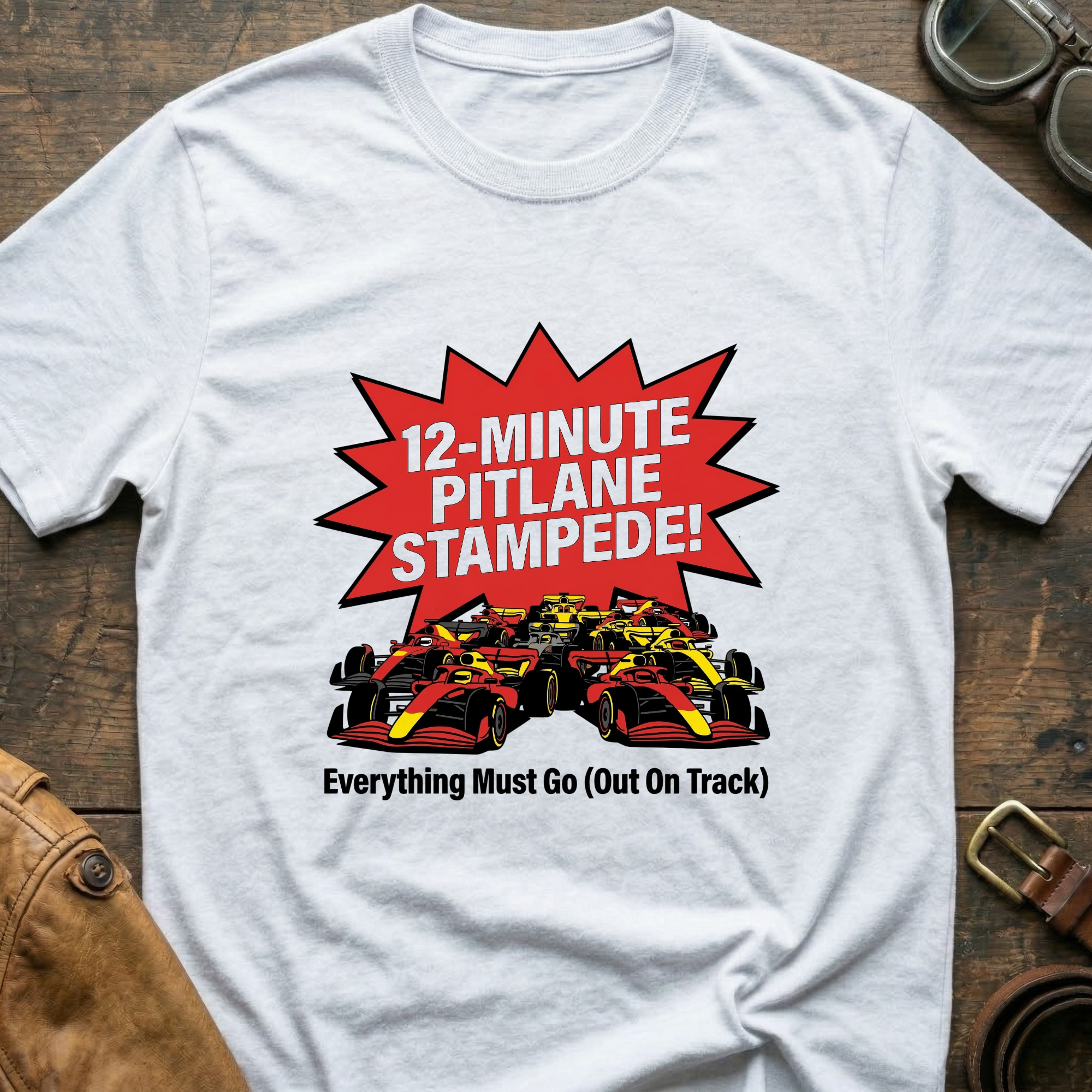 Everything must go (out on track)  T-Shirt